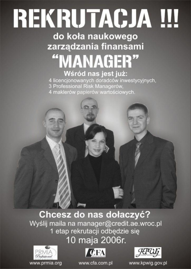 Rekrutacja Manager 2006, strongest managing team:) #Manager