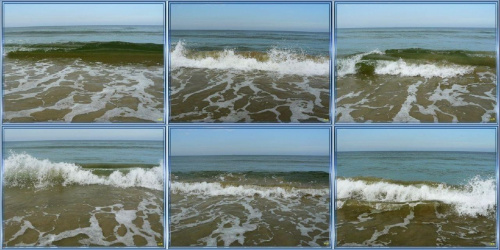 Naprawde piękne fale Bałtyku,jedna po drugiej.... #collage #inaczej #Bałtyk #fale #morze