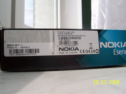 Nokia E51 Nowa z Salonu Plusa POLECAM