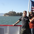 Alcatraz - widok ze statku na Zatoce San Francisco