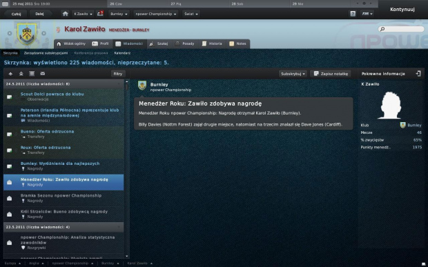 Manager Roku #FmFm2011FootballManager2011