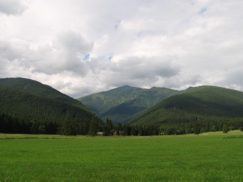 Ziarska Dolina z Barańcem w tle #Góry #Tatry #Baraniec