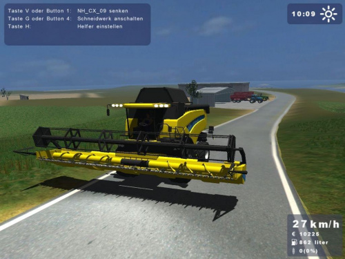 New Holland CX860 żółty #Landwirtschafts #Simulator2009 #NewHolland #Holland #CX860